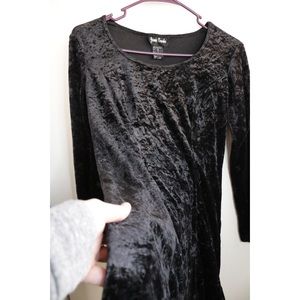 Velvet Little Black Dress